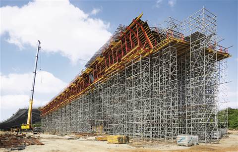 Peri's customised formwork and scaffolding solution